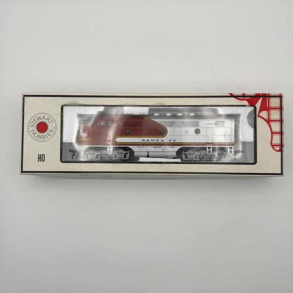 Stewart Hobbies F3 Phase I Santa Fe HO Scale Red Silver Kato Drive 8010
